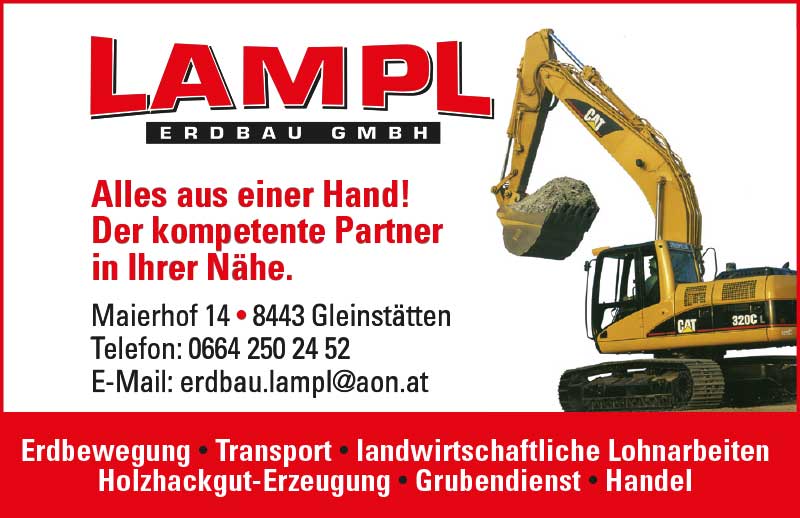 Lampl Erdbau Stellenangebot